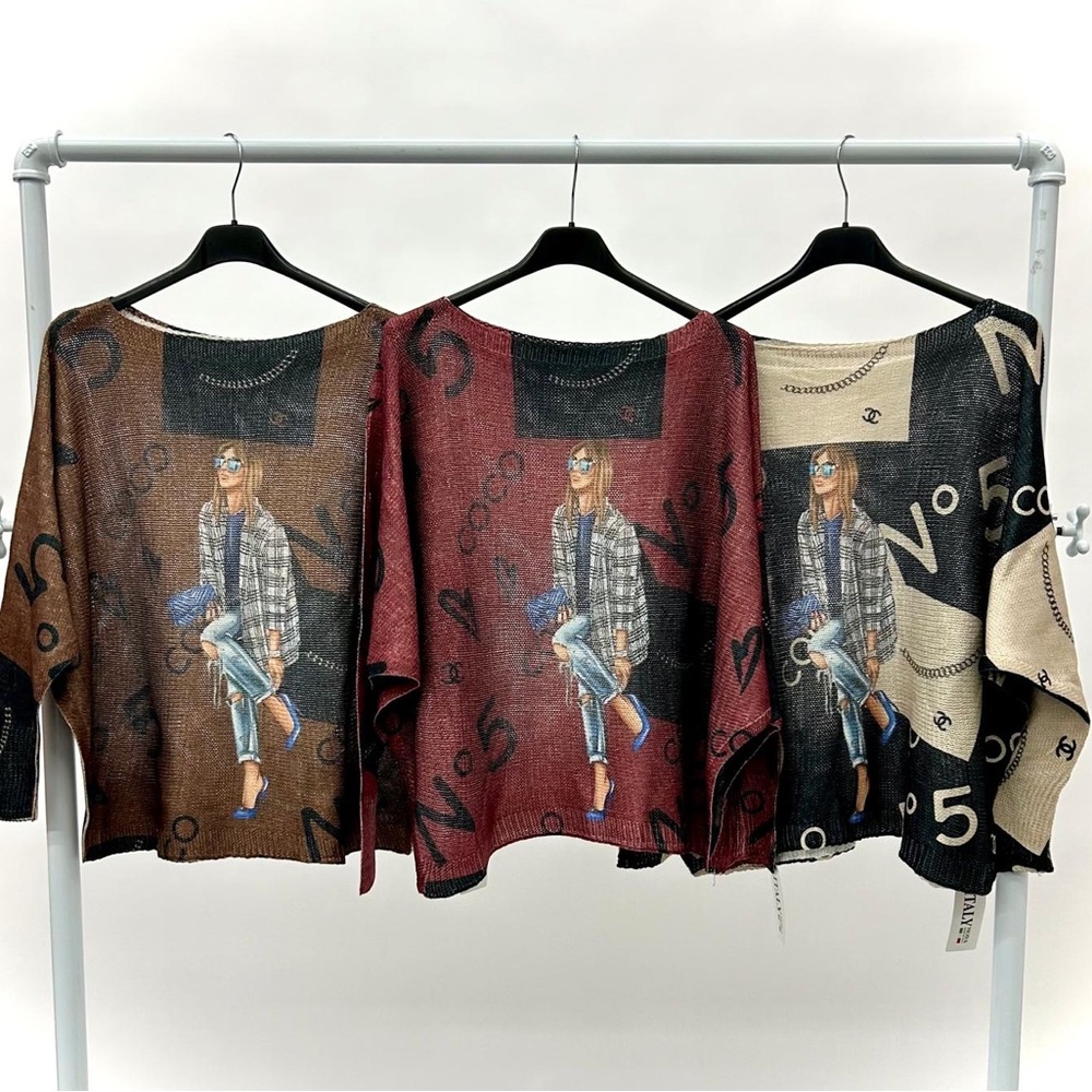 Graphic Knit Sweater Trio